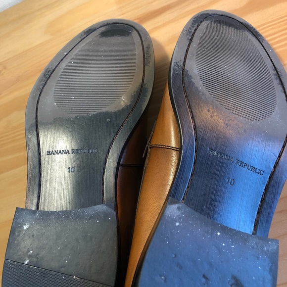 Banana Republic Dellbrook Italian Leather Loafer Men’s 10 Tan - Picture 6 of 7